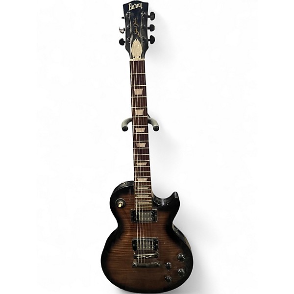 Used 2008 Burny Super Grade Les Paul 2 Color Sunburst Solid Body Electric Guitar