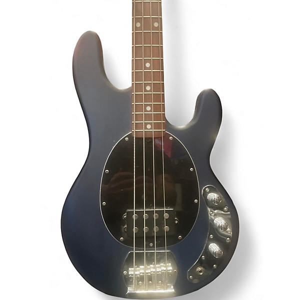 Used Sterling by Music Man Sub 4 Satin Blue Electric Bass Guitar