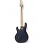 Used Sterling by Music Man Sub 4 Satin Blue Electric Bass Guitar