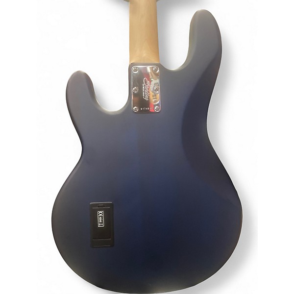 Used Sterling by Music Man Sub 4 Satin Blue Electric Bass Guitar