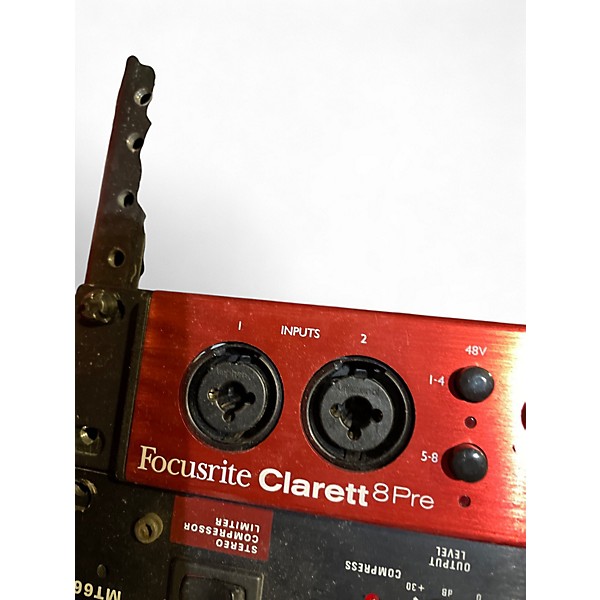 Used Focusrite Clarett 8Pre USB Audio Interface
