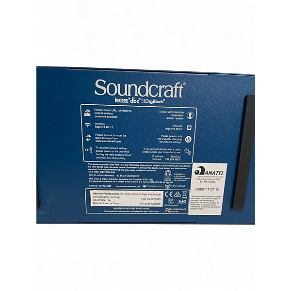 Used Soundcraft ui24r Digital Mixer