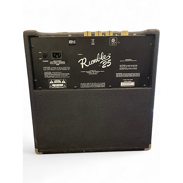 Used Fender Rumble 25 25W 1x8 Bass Combo Amp