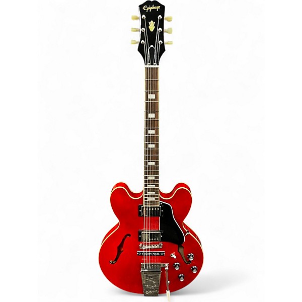 Used Epiphone JOE BONAMASSA E3 335 RED Hollow Body Electric Guitar