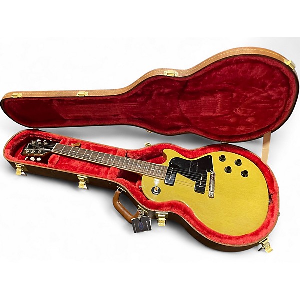 Used 2023 Gibson Les Paul Special TV Yellow Solid Body Electric Guitar