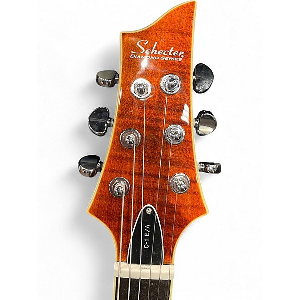 Used Schecter Guitar Research DIAMOND SERIES C1 E/A CATS EYE Hollow Body Electric Guitar