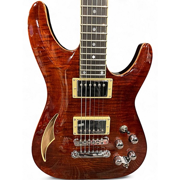 Used Schecter Guitar Research DIAMOND SERIES C1 E/A CATS EYE Hollow Body Electric Guitar