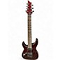 Used Schecter Guitar Research LEFT DIAMOND SERIES HELLRAISER QUILT TOP RUBY RED Electric Guitar thumbnail