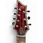 Used Schecter Guitar Research LEFT DIAMOND SERIES HELLRAISER QUILT TOP RUBY RED Electric Guitar