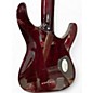 Used Schecter Guitar Research LEFT DIAMOND SERIES HELLRAISER QUILT TOP RUBY RED Electric Guitar
