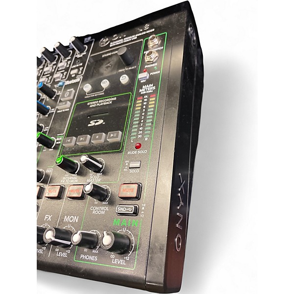 Used Mackie Onyx 8 Powered Mixer