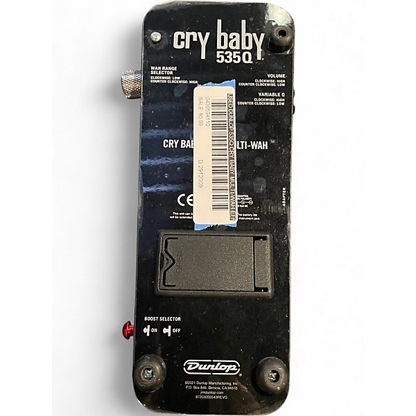 Used Dunlop 535Q Cry Baby Multi-Wah Effect Pedal