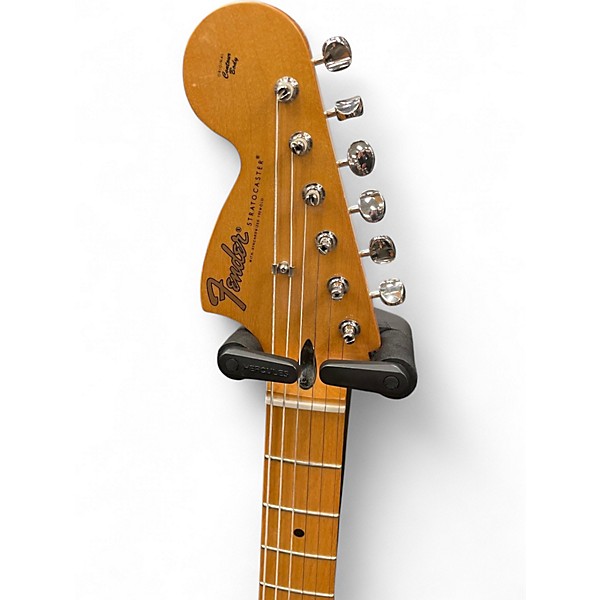 Used Fender Jimi Hendrix Stratocaster 3 Tone Sunburst Solid Body Electric Guitar