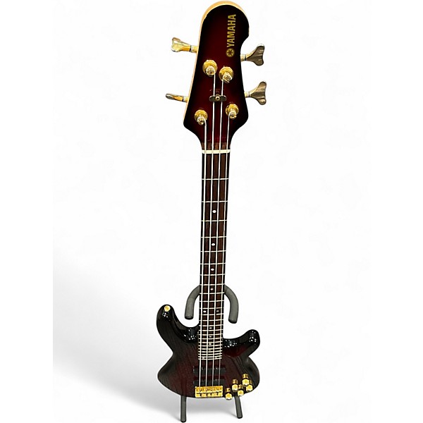 Used Yamaha BB604 Crimson Red Burst Electric Bass Guitar