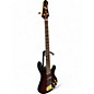 Used Yamaha BB604 Crimson Red Burst Electric Bass Guitar