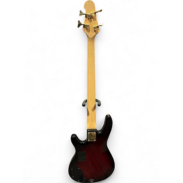 Used Yamaha BB604 Crimson Red Burst Electric Bass Guitar