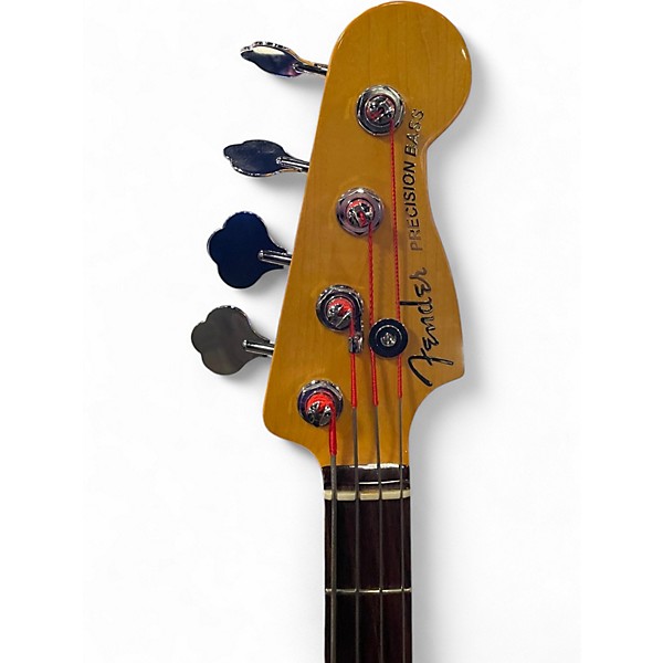 Used Fender American Ultra Precision Bass 2 Color Sunburst Electric Bass Guitar