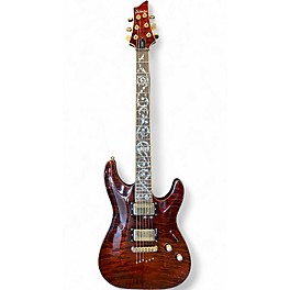 Used Schecter Guitar Research Diamond Series C1 Classic Amber Solid Body Electric Guitar