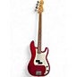Used Fender American Standard Precision Bass Candy Apple Red Electric Bass Guitar thumbnail