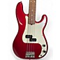 Used Fender American Standard Precision Bass Candy Apple Red Electric Bass Guitar
