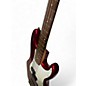 Used Fender American Standard Precision Bass Candy Apple Red Electric Bass Guitar