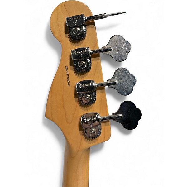 Used Fender American Standard Precision Bass Candy Apple Red Electric Bass Guitar