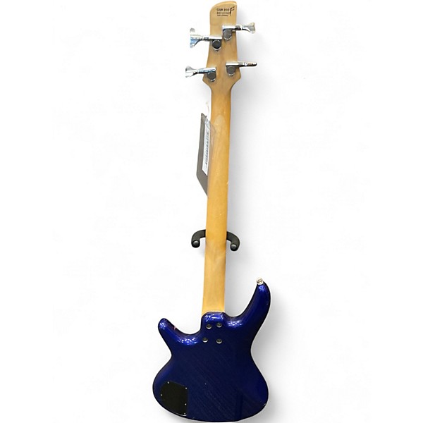 Used Ibanez GSR200FM Blue Electric Bass Guitar