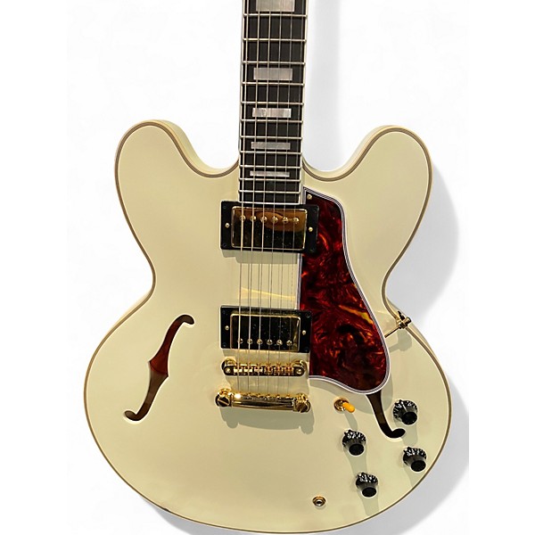 Used Epiphone Inspired by Gibson Custom ES -355 1959 White Hollow Body Electric Guitar