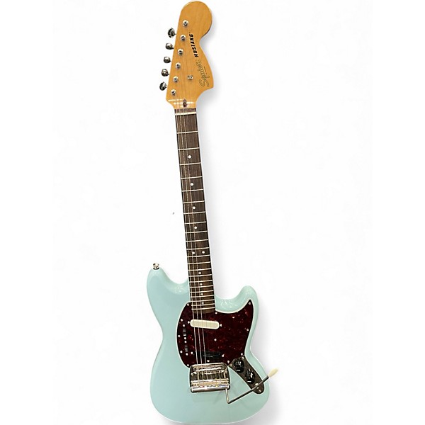 Used Squier Classic Vibe 60s Mustang Sonic Blue Solid Body Electric Guitar