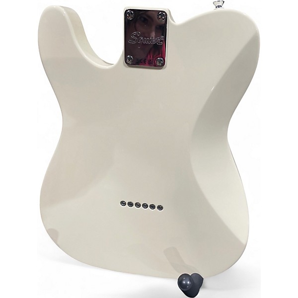 Used Squier Telecaster Olympic White Solid Body Electric Guitar