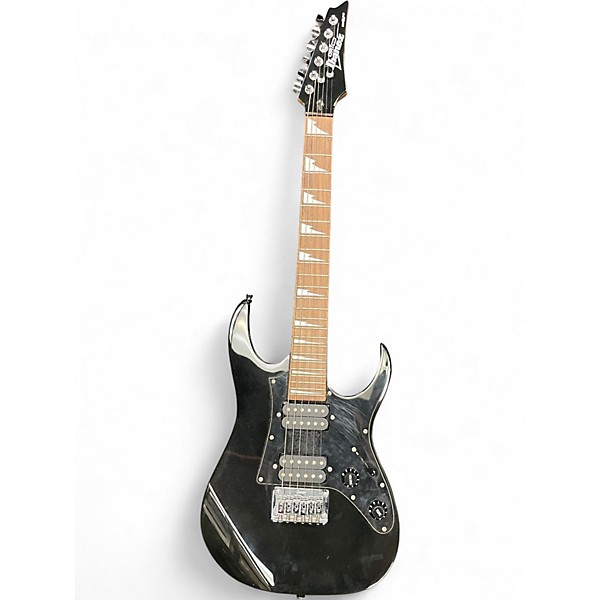 Used Ibanez GRGM21 Mikro Black Solid Body Electric Guitar