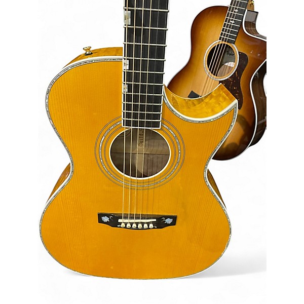 Used Guild DD-6MCE Natural Acoustic Guitar