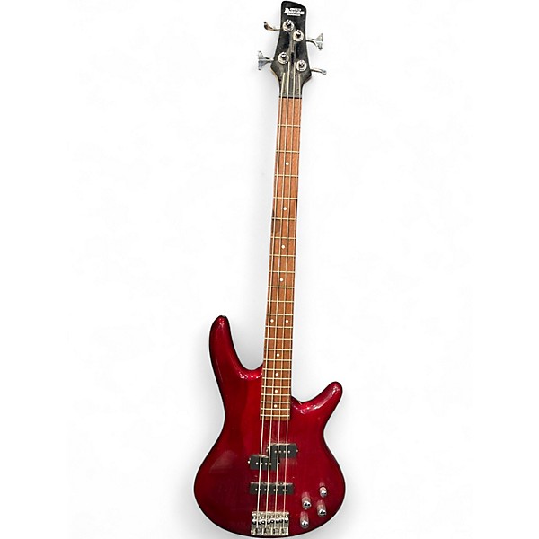 Used Ibanez GSR200 Candy Apple Red Electric Bass Guitar