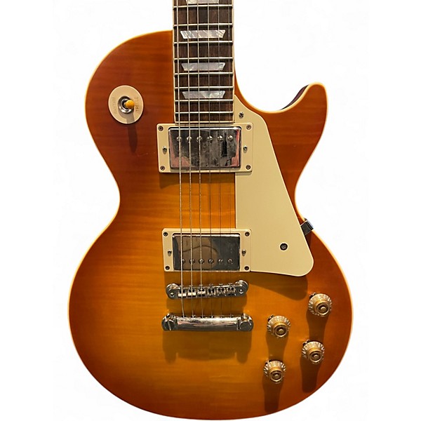 Used Epiphone LES PAUL ISPIRED BY GIBSON CUSTOM 1959 ICED TEA BURST Solid Body Electric Guitar