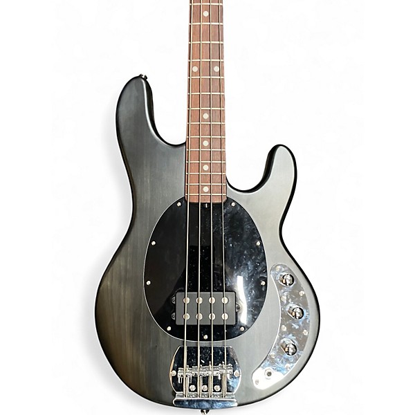 Used Sterling by Music Man Ray4 Satin Black Electric Bass Guitar
