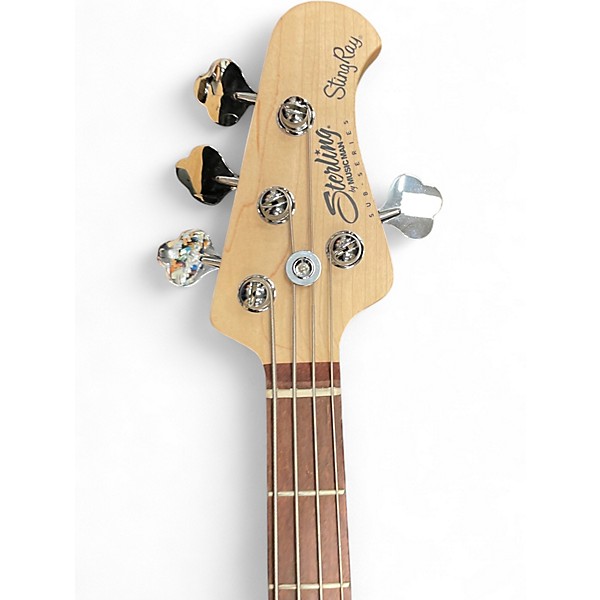 Used Sterling by Music Man Ray4 Satin Black Electric Bass Guitar