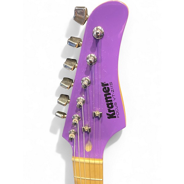 Used Kramer Focus VT211S Purple Solid Body Electric Guitar