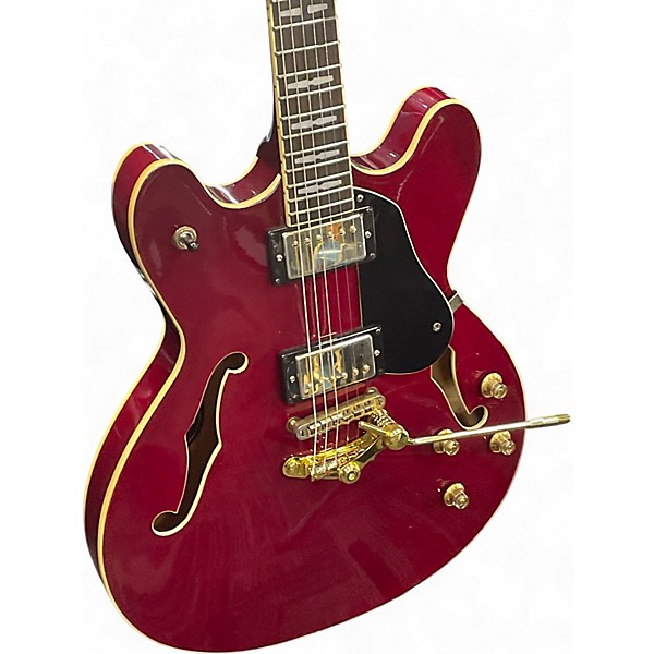 Used Peavey JF-1 Red Hollow Body Electric Guitar