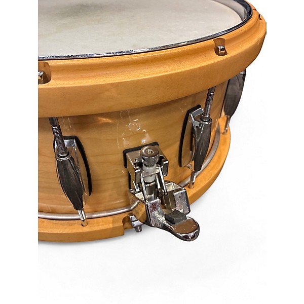 Used Gretsch Drums 7X14 Full Range Snare Natural Drum