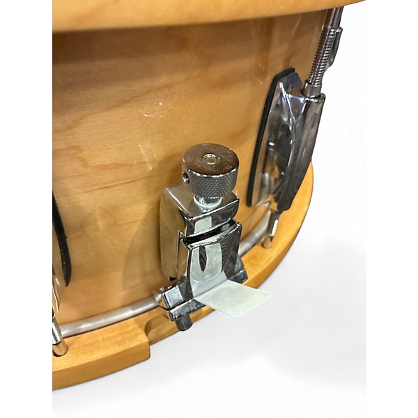 Used Gretsch Drums 7X14 Full Range Snare Natural Drum