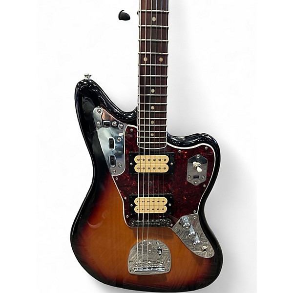 Used Fender Kurt Cobain Signature Jaguar NOS 2 Tone Sunburst Solid Body Electric Guitar