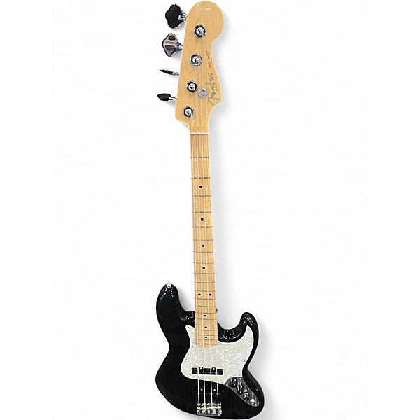 Used Fender American Professional Jazz Bass Black Electric Bass Guitar