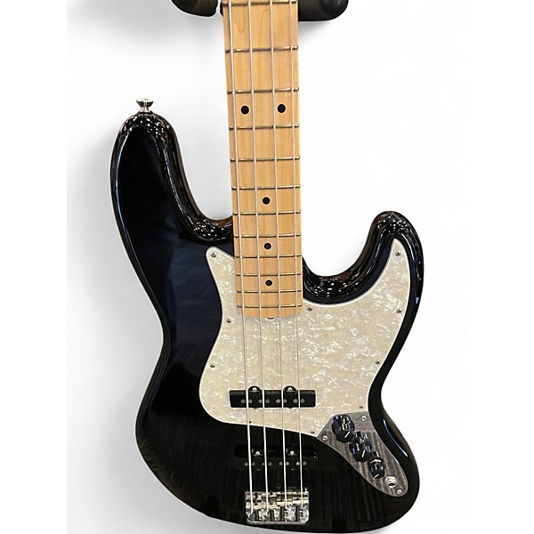 Used Fender American Professional Jazz Bass Black Electric Bass Guitar