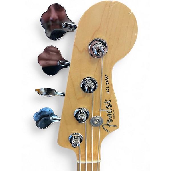 Used Fender American Professional Jazz Bass Black Electric Bass Guitar