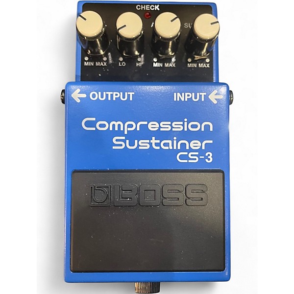 Used BOSS CS3 Compressor Sustainer Effect Pedal