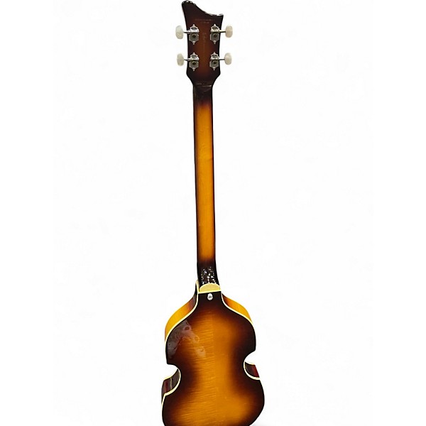 Used Hofner Ignition Series Vintage 4 String 2 Color Sunburst Electric Bass Guitar