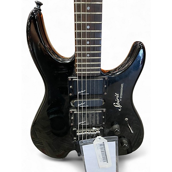 Used Steinberger SPIRIT GU7R Black Solid Body Electric Guitar