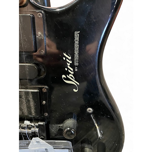 Used Steinberger SPIRIT GU7R Black Solid Body Electric Guitar