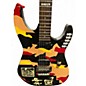 Used Ltd By Esp GL200K GEORGE LYNCH KAMIKAZI BLACK CAMOFLAGE Solid Body Electric Guitar