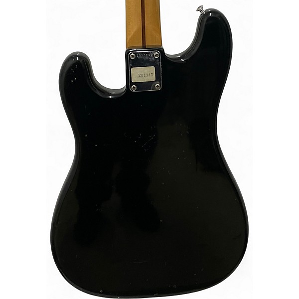 Vintage 1980s Squier BULLET BASS Black Electric Bass Guitar